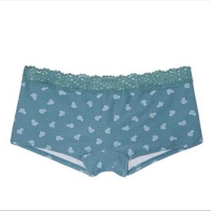 New Victoria’s Secret PINK Lace Boyshort Panties - XSmall